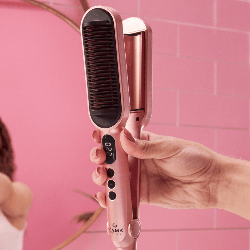 Plancha Waver & Brush Keration 2en1